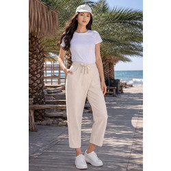 UNISEX ΠΑΝΤΕΛΟΝΑ AXON HAREM 54-202-4 - Μπεζ