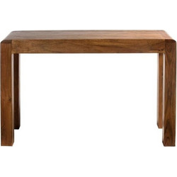 Artekko Attari Καφέ Κονσόλα από Ξύλο Teak (120x40x77)cm
