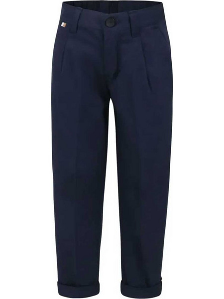 BOSS BLUE STRAIGHT TROUSERS (3143165134085)