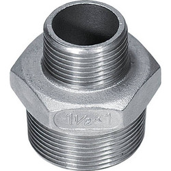 Inox Μαστός Εξάγωνος Συστολικός 4" - 2.1/2" 316