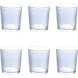 Galileo Σετ 6 ποτήρια 270 ml από διαφανές γυαλί Light Pixel 5910623