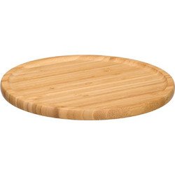 Πιάτο στρογγυλό bamboo φυσικό Φ26cm