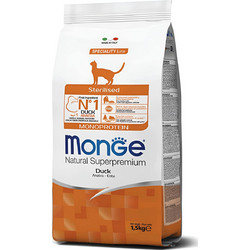 Monge Cat Sterilised Duck 10kg