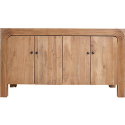 Artekko Veil Καφέ Μπουφές από Ξύλο Ακακίας (137.2x40.6x75.8)cm - 137.2cm x 40.6cm x 75.8cm
