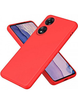 Forcell Realme C67 Matt Θήκη Σιλικόνης - Red