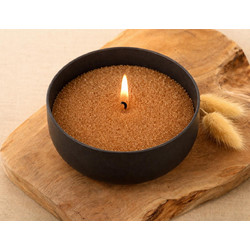 Άμμος Κεριού Homea με 6 φυτίλια - 400g - Natural 6SDC001LN