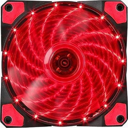 Marvo FN10 Case Fan 120mm με Σύνδεση 3-Pin 4-Pin PWM Red