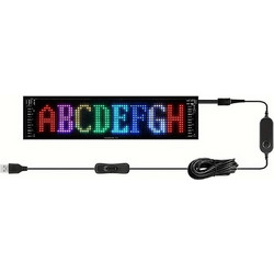Επιγραφή LED Μονής Όψης 16x64cm