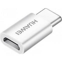 Huawei AP52 Μετατροπέας Micro USB Female σε USB-C Male Λευκό 1τμχ