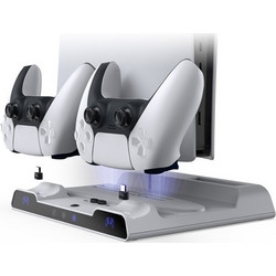 Dobe TP5-0599 Multifunctional Βάση Στήριξης για PS5 και Αξεσουάρ Λευκή