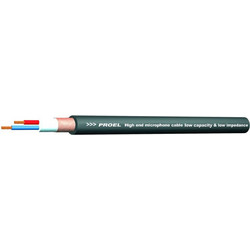 PROEL HPC290BK Καλώδιο Μικροφώνου Μαύρο 2 x 0,50 mm2