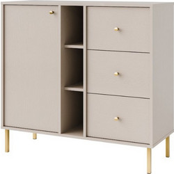 Μπουφές Siera 1F 3S Shelf-Μπεζ