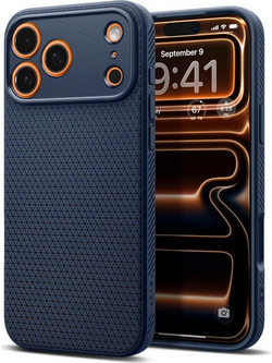 Spigen Liquid Air Back Cover Navy Blue (iPhone 18 Pro Max / 17 Pro Max)]