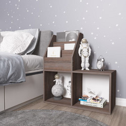 vidaXL Παιδική Ραφιέρα Περ. Γκρι/Sonoma Δρυς 71x30x78,5cm Επεξ. Ξύλο 1 τεμ