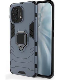 Powertech Ring Armor Back Cover Blue (Xiaomi Mi 11)
