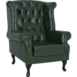 ΠΟΛΥΘΡΟΝΑ-ΜΠΕΡΖΕΡΑ T.CHESTERFIELD POLINA HM0053.08 PU ΚΥΠΑΡΙΣΣΙ 83x79x104 εκ