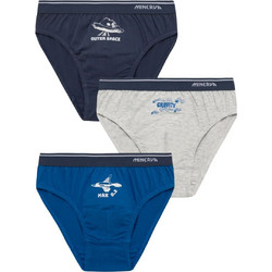 Minerva Παιδικά Σλιπ Αγόρι Σετ 3Pack 96-42626 - ΠΟΛΥΧΡΩΜΟ