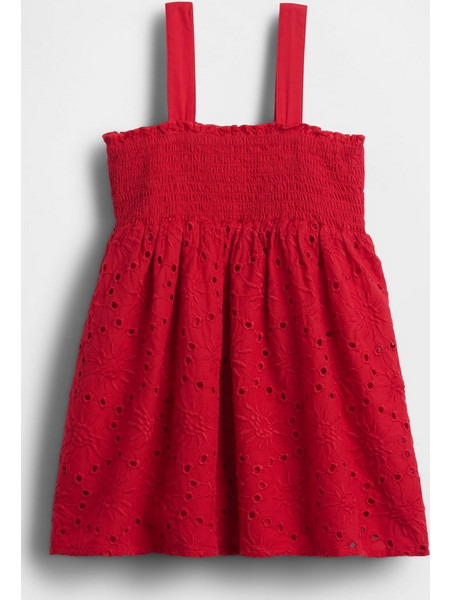 Βρεφικό & Νηπιακό Φόρεμα Κιπούρ modern red
