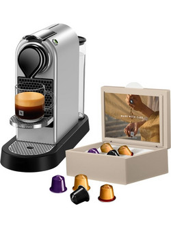 Nespresso Citiz Hotel Combo Καφετιέρα Espresso για Kάψουλες Nespresso 19bar Silver