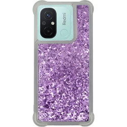 Vivid Liquid Glitter Back Cover Purple (Xiaomi Redmi 12C)