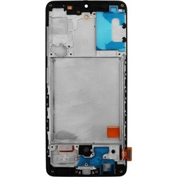 Συμβατή Οθόνη LCD και Μηχανισμός Αφής με Πλαίσιο για Samsung Galaxy A41 (In-Cell)