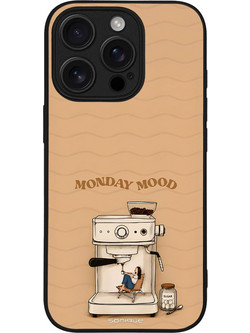 Sonique Stripe Stories Series Θήκη με Σχέδιο «Monday Mood» (iPhone 16 Pro)