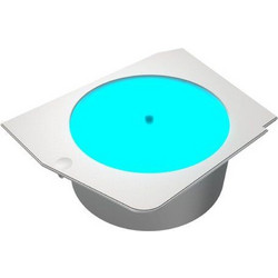 Cougar illuminated hub for FV270, White - (3858M60.0004)