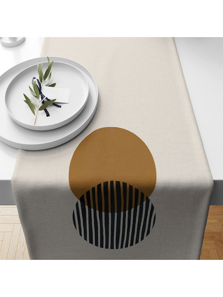 Runner Artrunmin 301NUV2139 Multi-Beige Aberto Design 40Χ135 Πολυέστερ