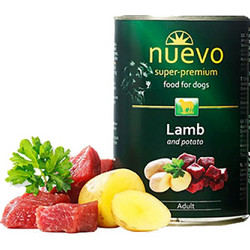 Nuevo Super Premium Senior Grain Free with Lamb & Potato 400gr