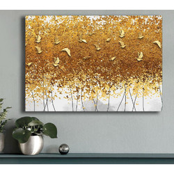 549508 ΠΙΝΑΚΑΣ ΣΕ ΚΑΜΒΑ GOLDEN BIRDS MEGAPAP ΨΗΦΙΑΚΗΣ ΕΚΤΥΠΩΣΗΣ 100X70X3ΕΚ