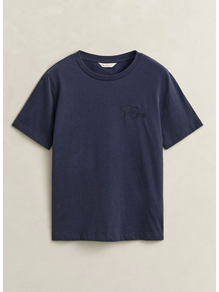 GANT ΜΠΛΟΥΖΑ ΚΜ REG TONAL GRAPHIC SS T-SHIRT 3GW4201358-433 DarkBlue