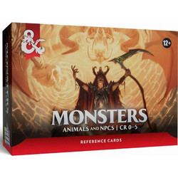 Dungeons & Dragons 5th Edition - Reference Cards: Monsters (Animals and NPCs)