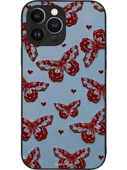 Sonique Diva Series Back Cover Πεταλούδες (iPhone 13 Pro Max)