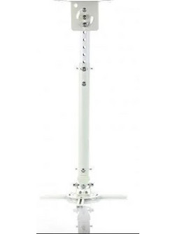 Art Βάση Projector Οροφής P-107W με Μέγιστο Φορτίο 15kg Λευκή