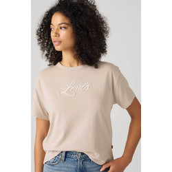 Levi's(R) γυναικείο T-shirt με ανάγλυφο λογότυπο Loose Fit Vintage - 005OY0045 Μπεζ