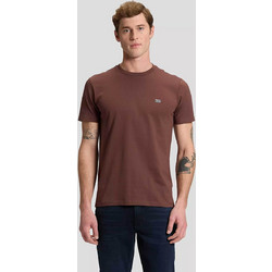 Lee(R) ανδρικό T-shirt με λογότυπο Regular Fit - 112386347 Καφέ