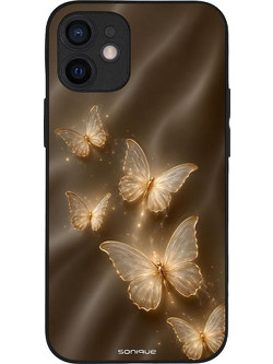 Sonique Diva Series Back Cover Χρυσές Πεταλούδες (iPhone 12 mini)