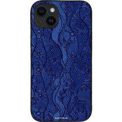Sonique Diva Series Back Cover Μπλε Δαντέλα (iPhone 14 Plus)