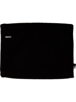 Emerson Unisex Neckwarmer Περιλαίμιο Κλασσικό Tube Μαύρο