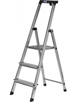 Krause Safety Σκάλα Αλουμινίου 2+1 Σκαλοπάτια