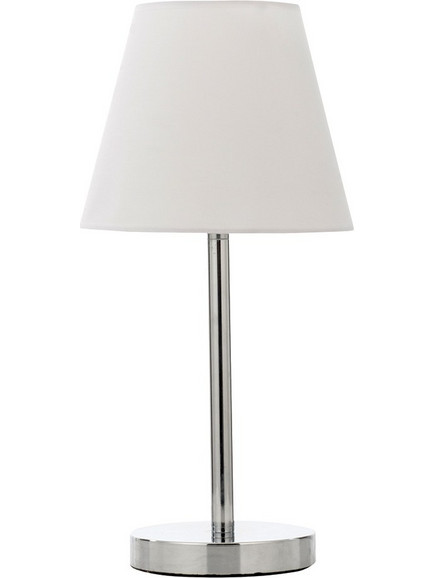 InLight 3425 Πορτατίφ E14 Λευκό Ασημί