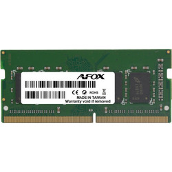 AFOX 8GB (1X8GB) DDR3 RAM 1600MHz SoDimm AFSD38BK1L