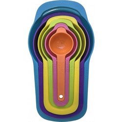 Δοσομετρητής Κουταλάκια σετ=6τεμ 250ml /125ml /85ml /6ml /15ml /7,5ml Homie 1002202 Τυχαίο-Χρώμα-Σχέδιο-Επιλογή