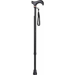 Adjustable walking stick ACTIONMED black