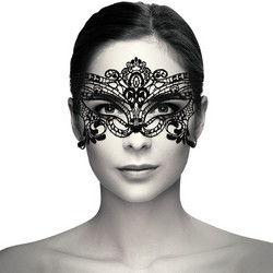 Μαύρη Δαντελωτή Φετιχιστική Μάσκα - Coquette Chic Desire Sexy Lace Mask Black