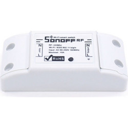 Sonoff Sonoff RFR2 Smart Ενδιάμεσος Διακόπτης με Wi-Fi και RF Λευκός 11685