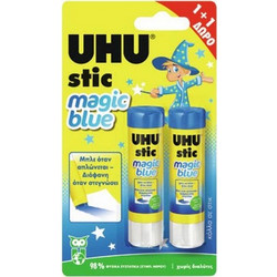 ΚΟΛΛΑ UHU STICK 8,2gr MAGIC 1+1 ΔΩΡΟ