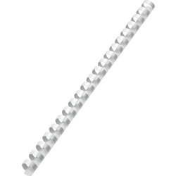 OPUS ΣΠΙΡΑΛ ΒΙΒΛΙΟΔΕΣΙΑΣ ΠΛΑΣΤΙΚΟ 10mm ΛΕΥΚΟ 100Τ