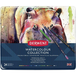 Derwent Watercolour Collection Κασετίνα Ξυλομπογιές Σετ 24τμχ