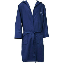 AlpinPro Μπουρνούζι Microfiber με Κουκούλα Navy Μπλε